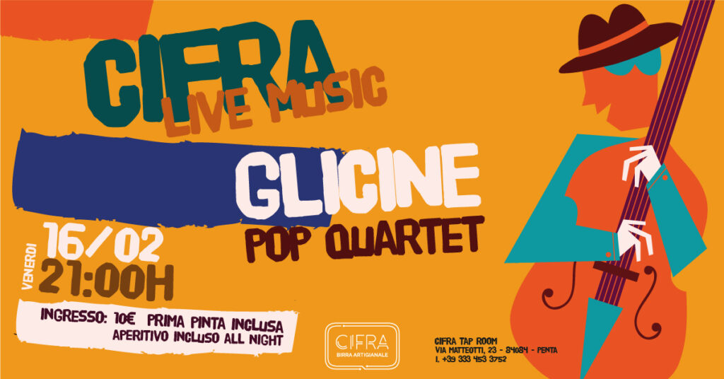 Birra Cifra Live Music - 16 Febbraio - Copertina